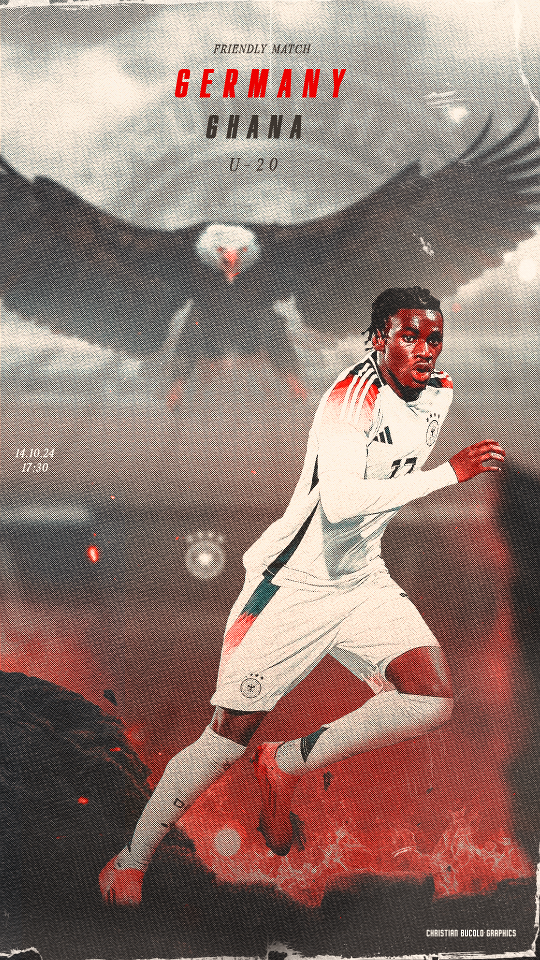 Friendly match . Germany vs Ghana u-20